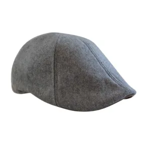 The Kenmore Boston Scally Cap - Allston Grey & Brown Brim