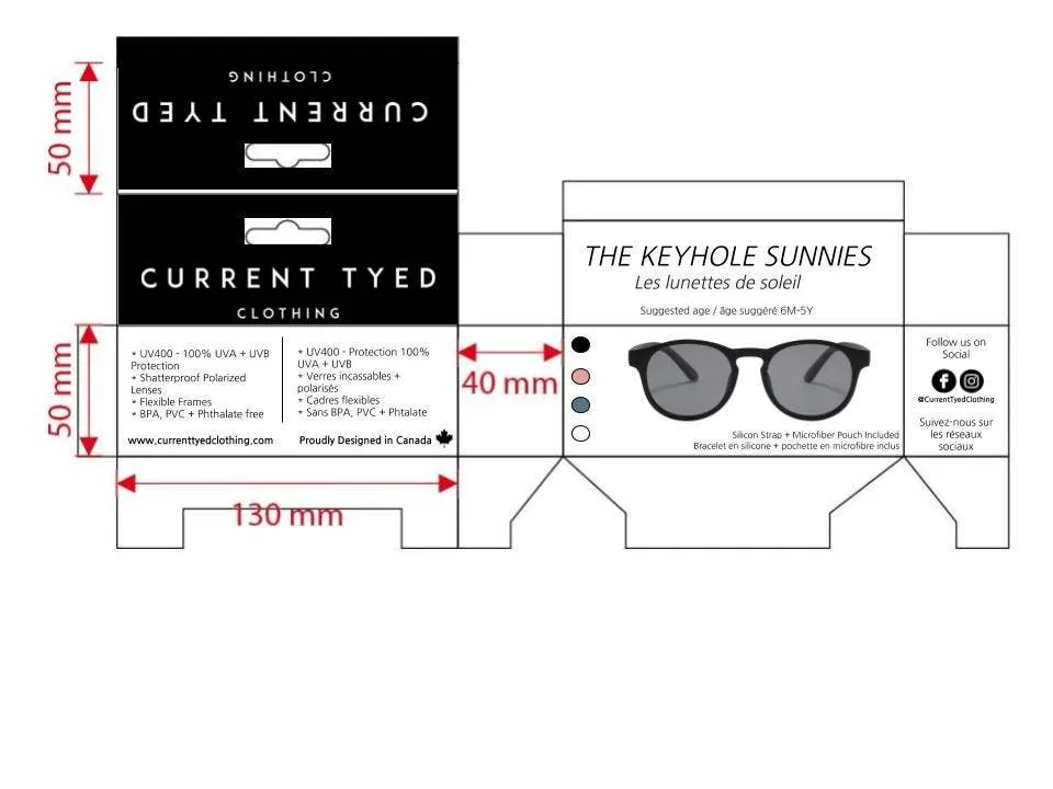 The Keyhole Sunnies: Purple