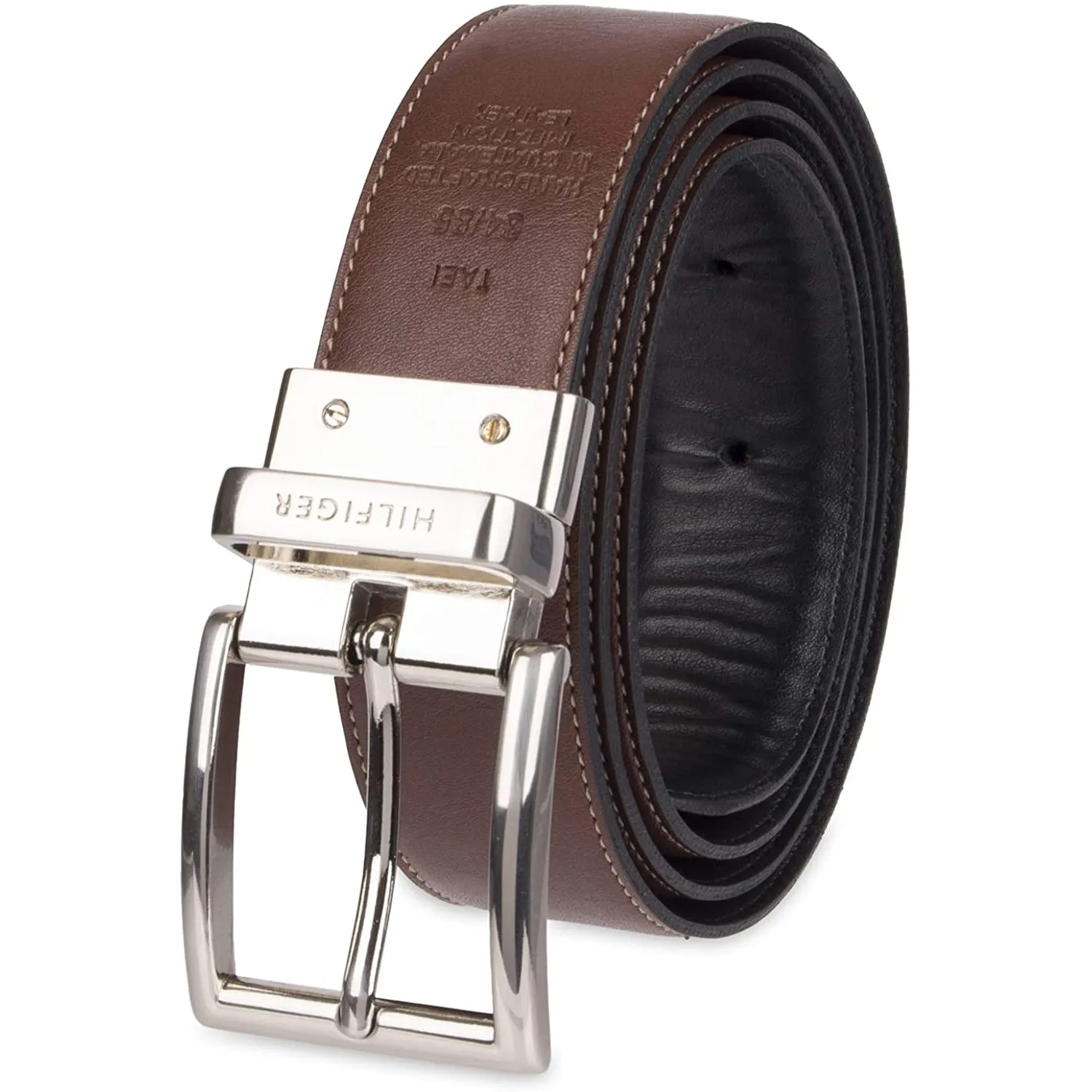 Tommy Hilfiger Men's Reversible Belt | Black/Black/Brown