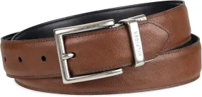Tommy Hilfiger Men's Reversible Belt, Cognac/Black, 42