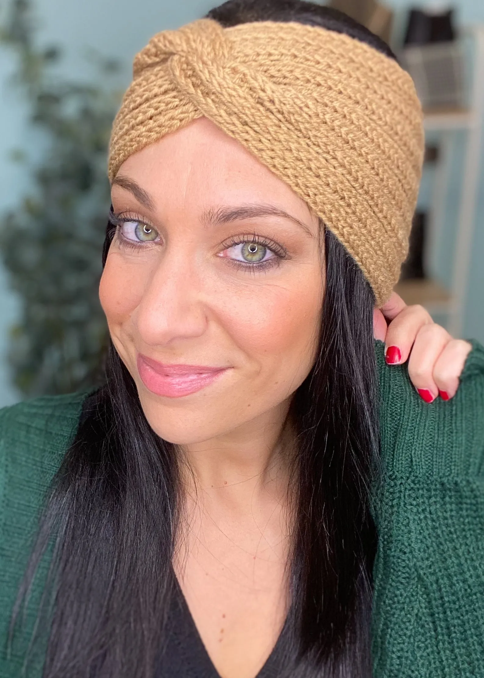 Twist Front Sweater Headband Ear Warmer- 4 Colors Available