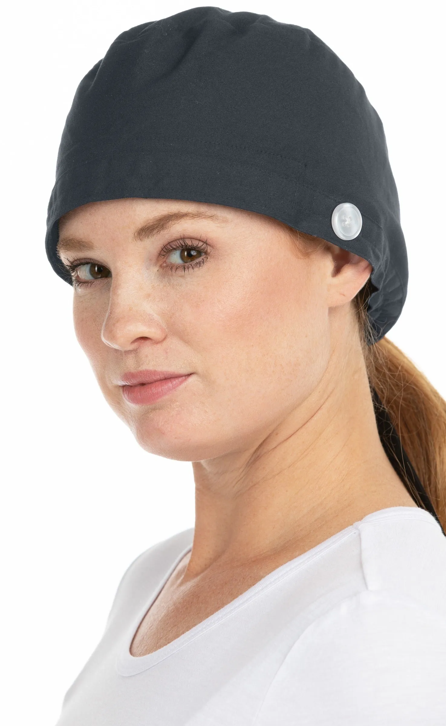 Unisex Tie Back Scrub Cap By MediChic / Shocking Pink