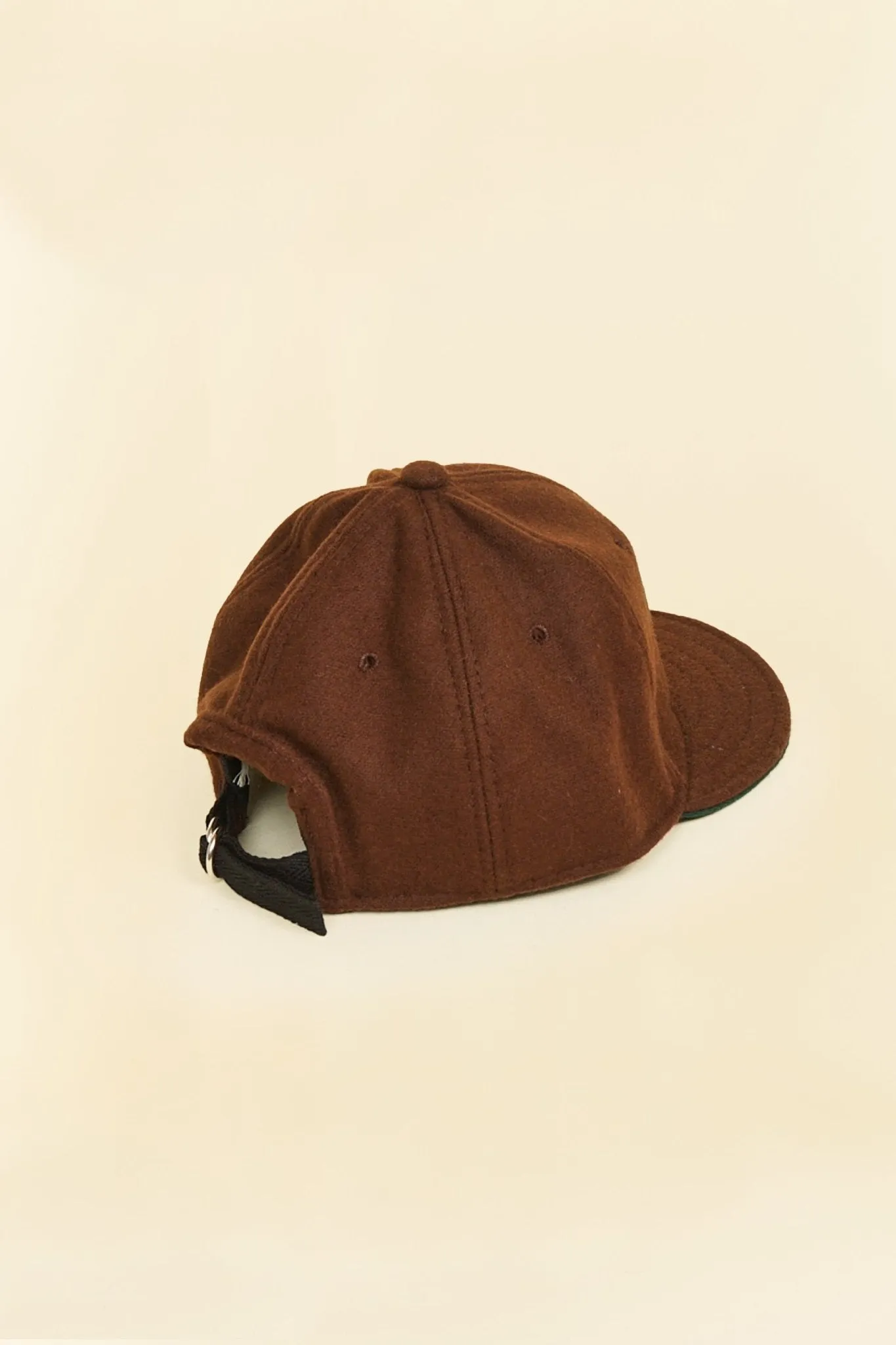 URAHARA x Troy O'Shea Early 1900's Baseball Cap - Brown Melton Wool