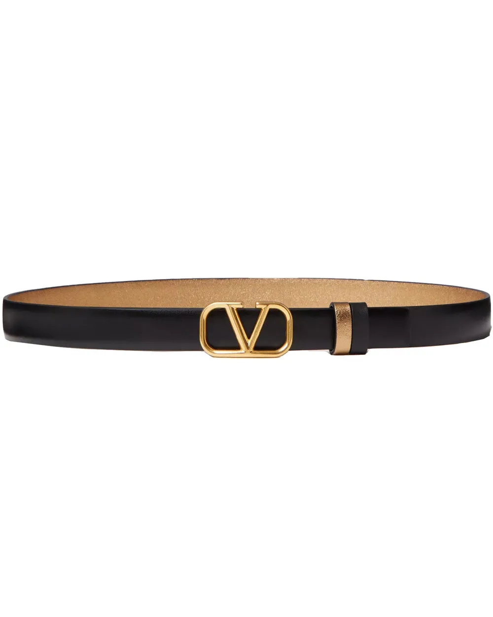 VLOGO Signature Reversible 20 Belt in Antique Brass and Nero