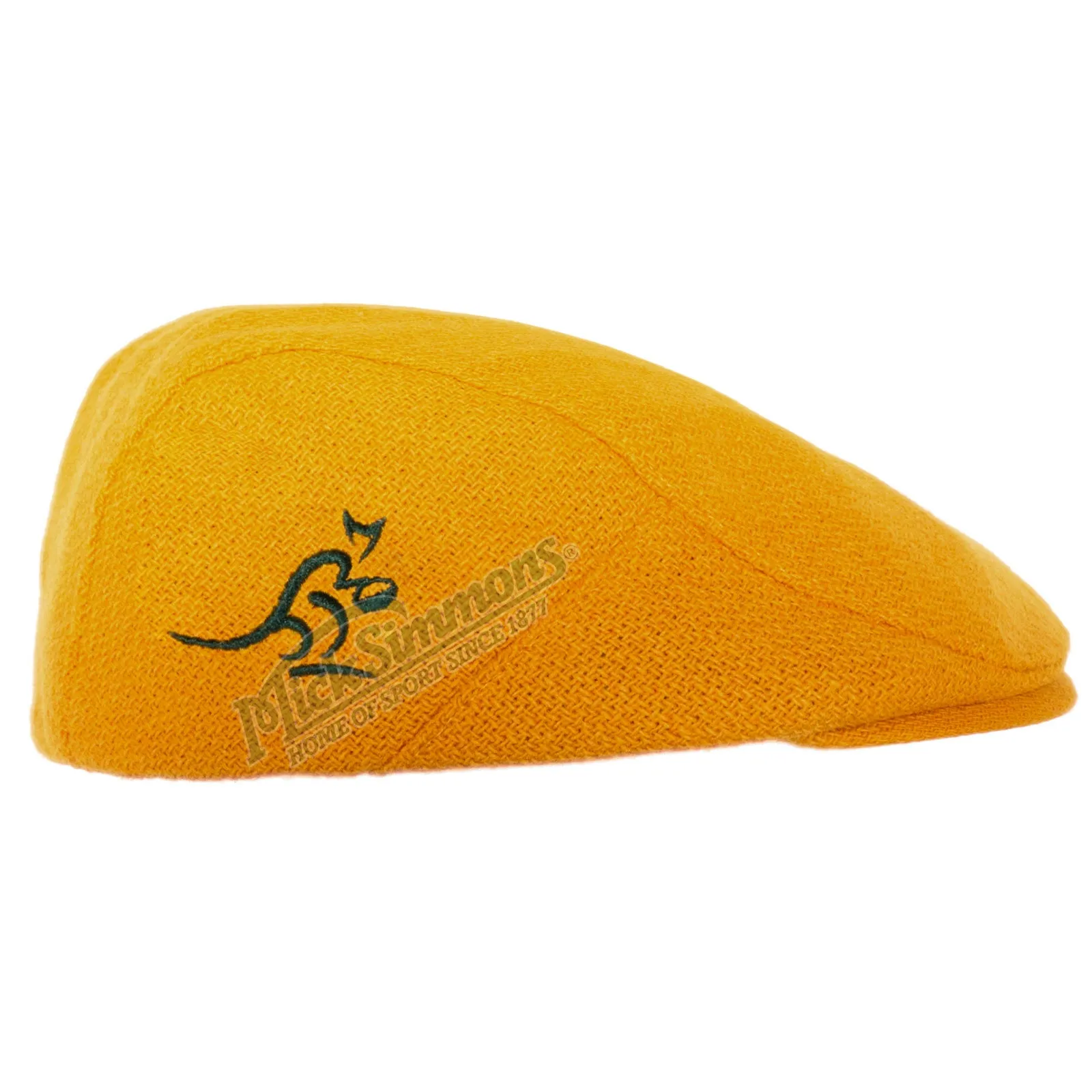 Wallabies Official Gold ‘Donegal’ Newsboy Cap Adjustable Hat Rugby Union