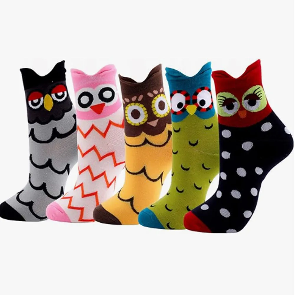 Women's Owl Socks Owl Gifts Cute Animal Socks Gifts for Women