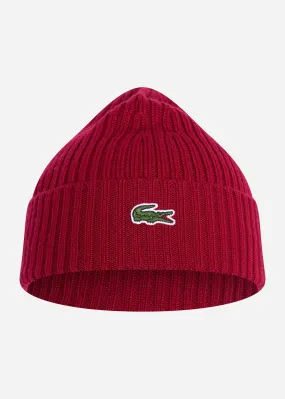 Wool cap - bordeaux