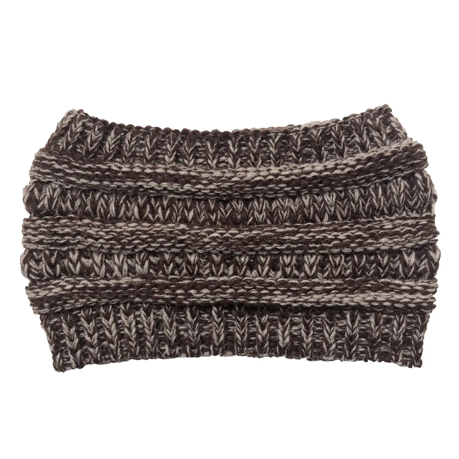 Wool Head Cap Hair Band Empty Top Horsetail Knitted Wool Twist Braided Cable Knitted