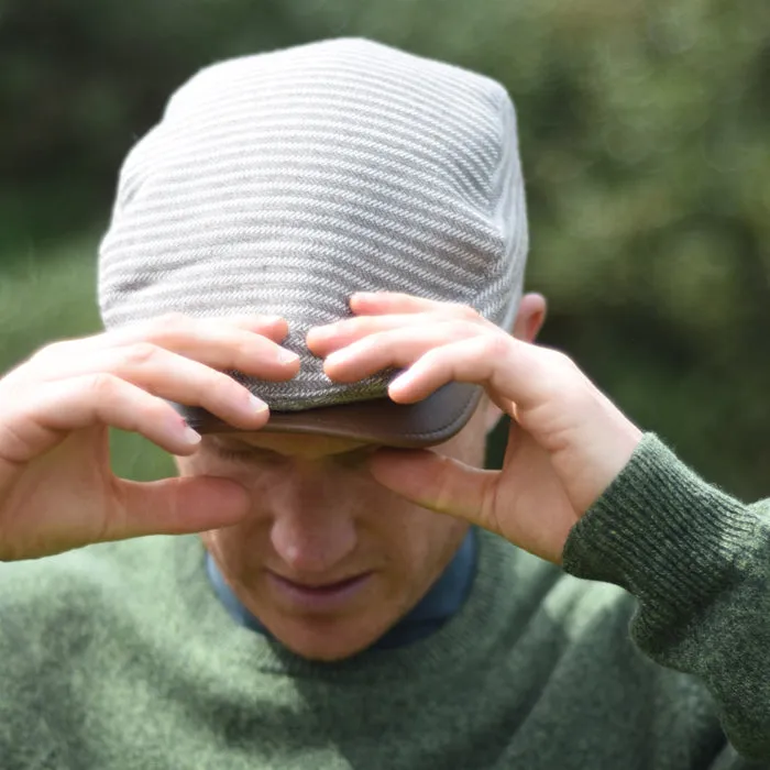 Woven Cheesecutter Cap
